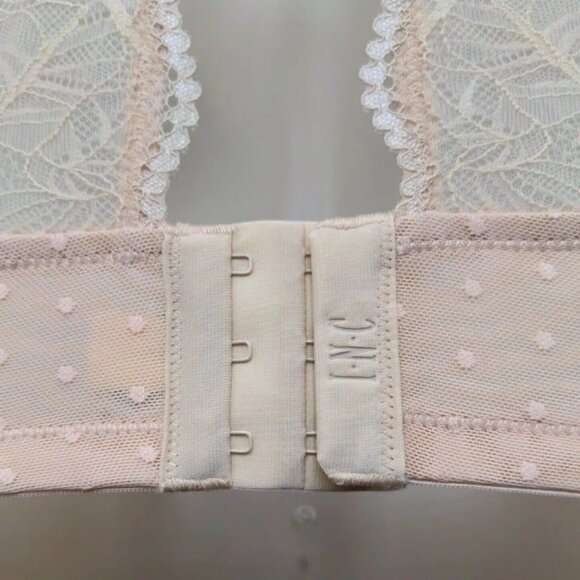 INC International Concepts Womens Bralette Bra U/W Beige Frappe Lace Size 2X NEW - Picture 10 of 10